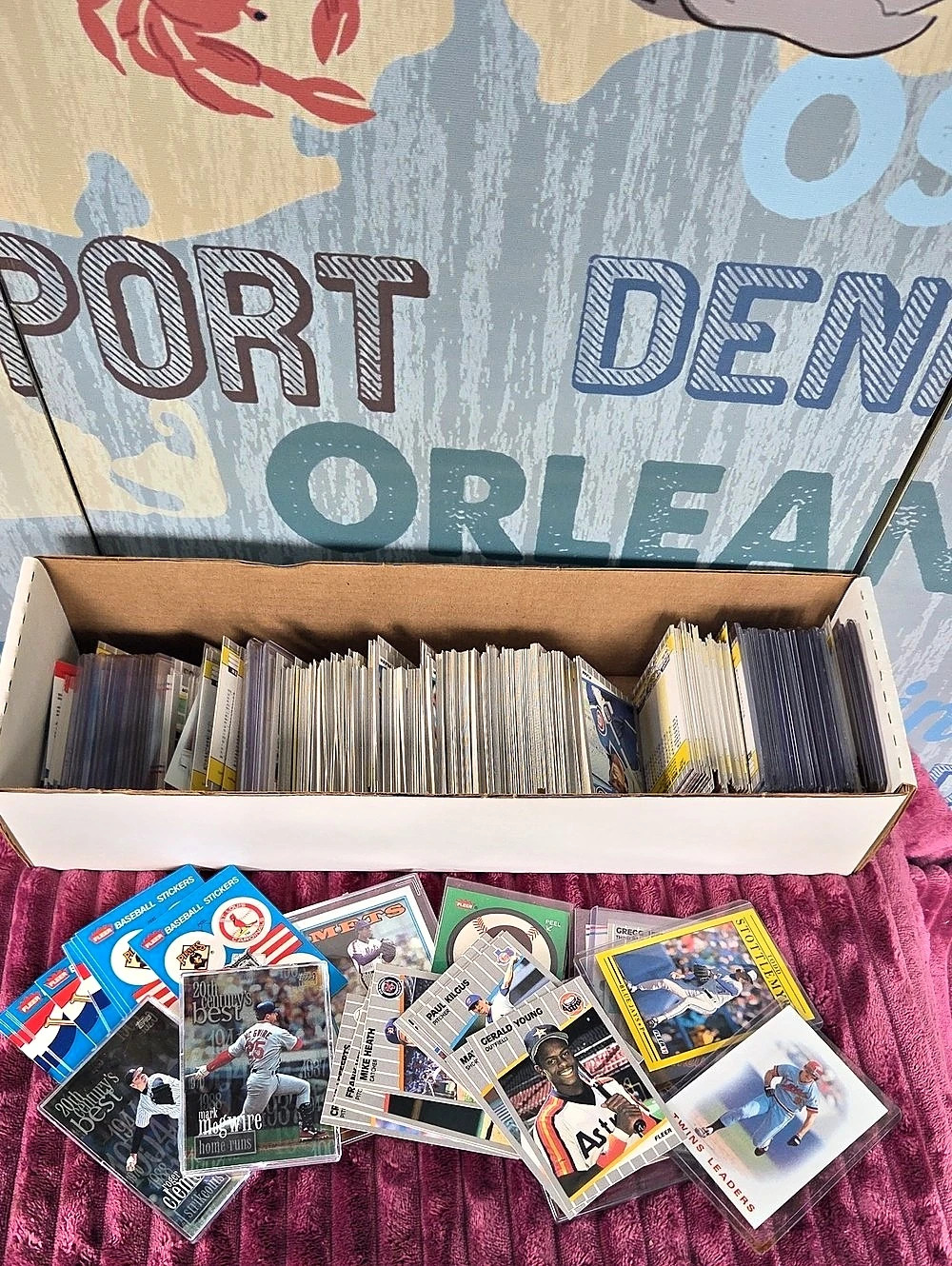 Lot Of Baseball Trading Cards  And Stickers